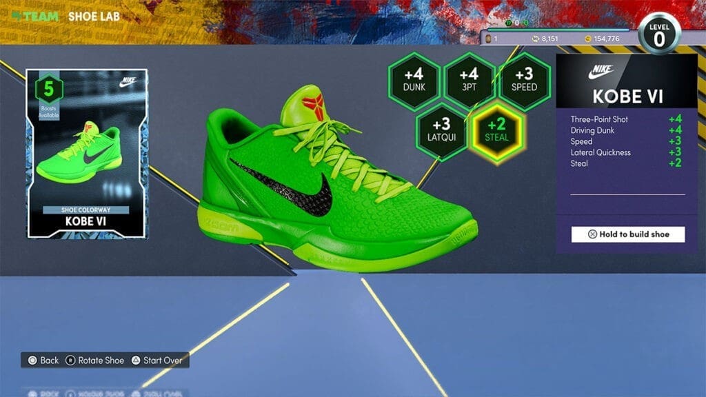 NBA 2k22 Shoe Lab