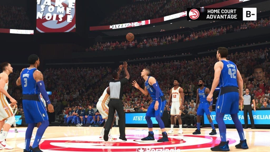 NBA 2K22 another court screenshot