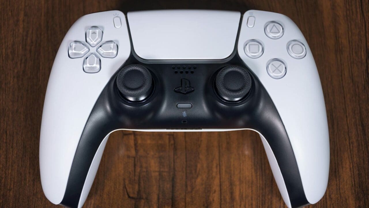 a white video game controller