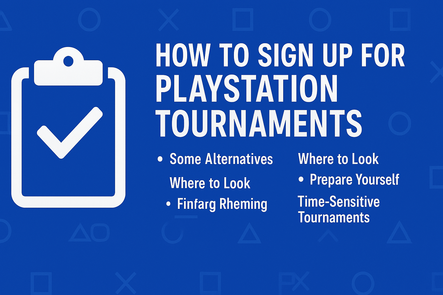 How to sign up for PlayStation tournaments&nbsp;